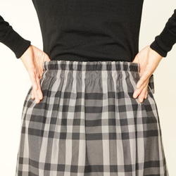 clotho  ショート巻きスカート(グレー) 6枚目の画像