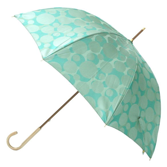 【晴雨兼用雨傘】Nordic Jacquard バブル ：グリーン 1枚目の画像
