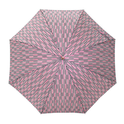 【晴雨兼用雨傘】Nordic Jacquard 枝 ：ピンク 4枚目の画像