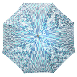 【晴雨兼用雨傘】Nordic Jacquard 枝 ：ブルー 4枚目の画像