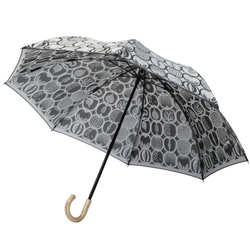 【晴雨兼用 折りたたみ傘】Stig Lindberg FRUKTLADA ホワイト 5枚目の画像