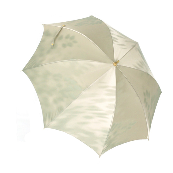 【晴雨兼用 ショート傘】こもれび　ブナ：グリーン 2枚目の画像