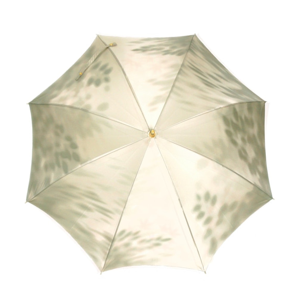 【晴雨兼用 ショート傘】こもれび　ブナ：グリーン 5枚目の画像