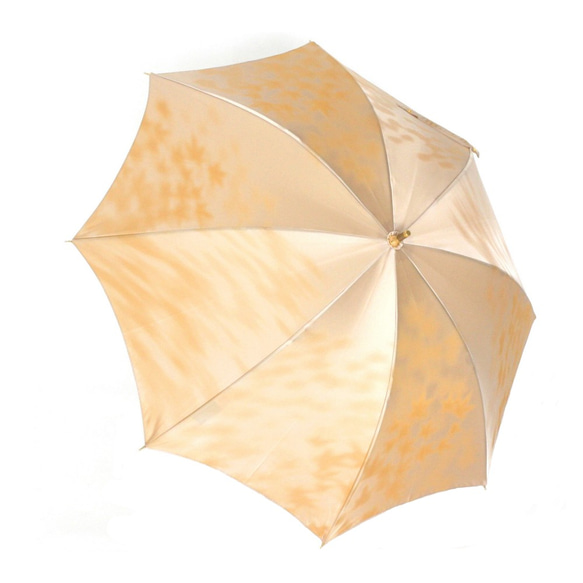 【晴雨兼用 ショート傘】こもれび　カエデ：イエロー 4枚目の画像