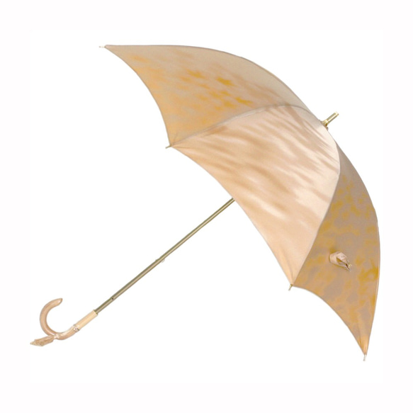 【晴雨兼用 ショート傘】こもれび　カエデ：イエロー 6枚目の画像