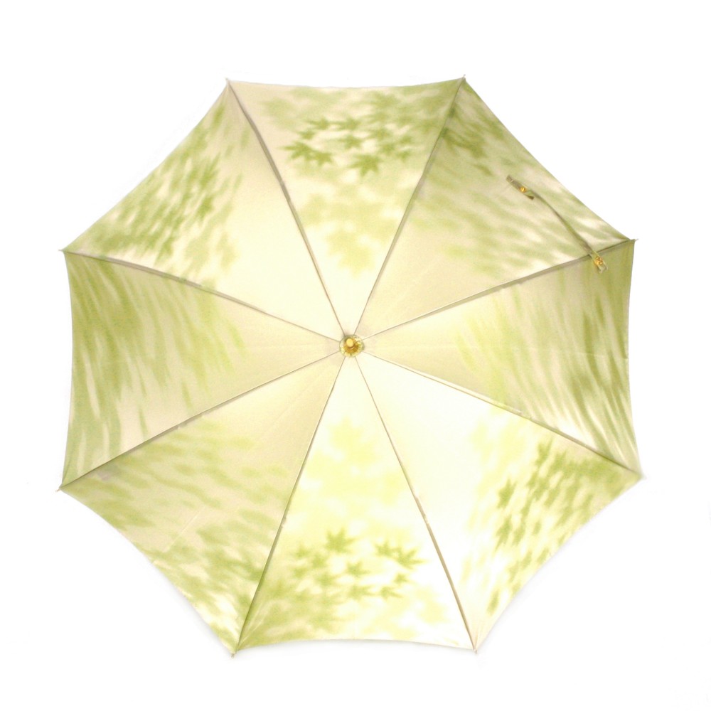 晴雨兼用傘 日傘 ショート 長傘 レディース 雨傘 日本製 おしゃれ 大人 かわいい ビジネス 植物柄 ライトグリーン