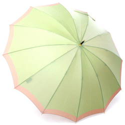 【12羅紋遮陽傘】SCENE羅緞青年布：綠色 第1張的照片