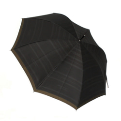 【紳士 晴雨兼用傘】ネイティブほぐし　羽根：ブラック 5枚目の画像