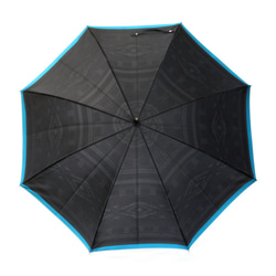 【紳士 晴雨兼用傘】ネイティブほぐし　太陽：ブラック 2枚目の画像