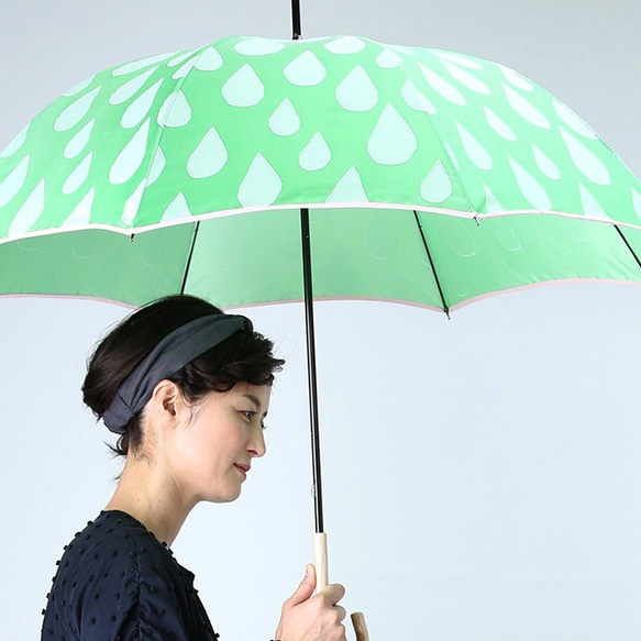 [傘]融合-SHIZUKU-綠色 第1張的照片
