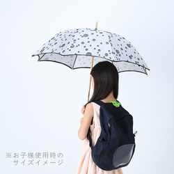 【晴雨兼用 ショート傘】fusion-SHIZUKU- ネイビー 6枚目の画像