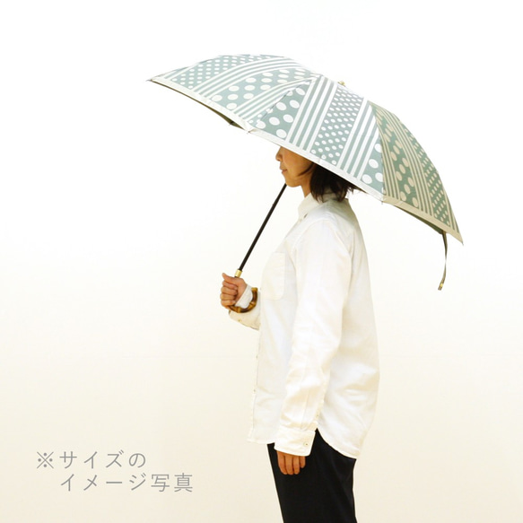 【晴雨兼用折りたたみ傘】kirie 蝶々 ワインレッド 6枚目の画像