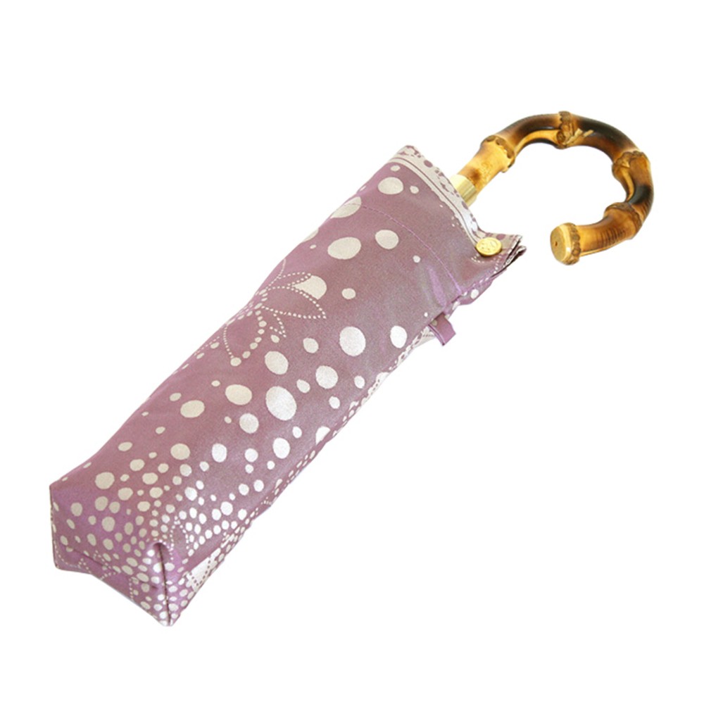 晴雨兼用傘 日傘 折りたたみ傘 レディース 雨傘 日本製  おしゃれ 大人 かわいい ビジネス 竹 花 水玉 アメジスト