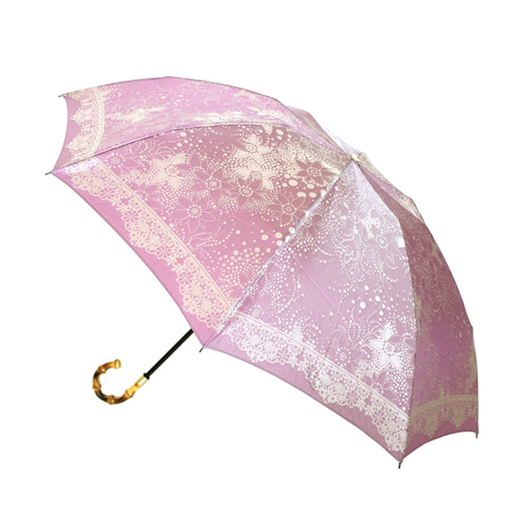 【晴雨兩用折疊傘】kirie點花紫水晶 第2張的照片