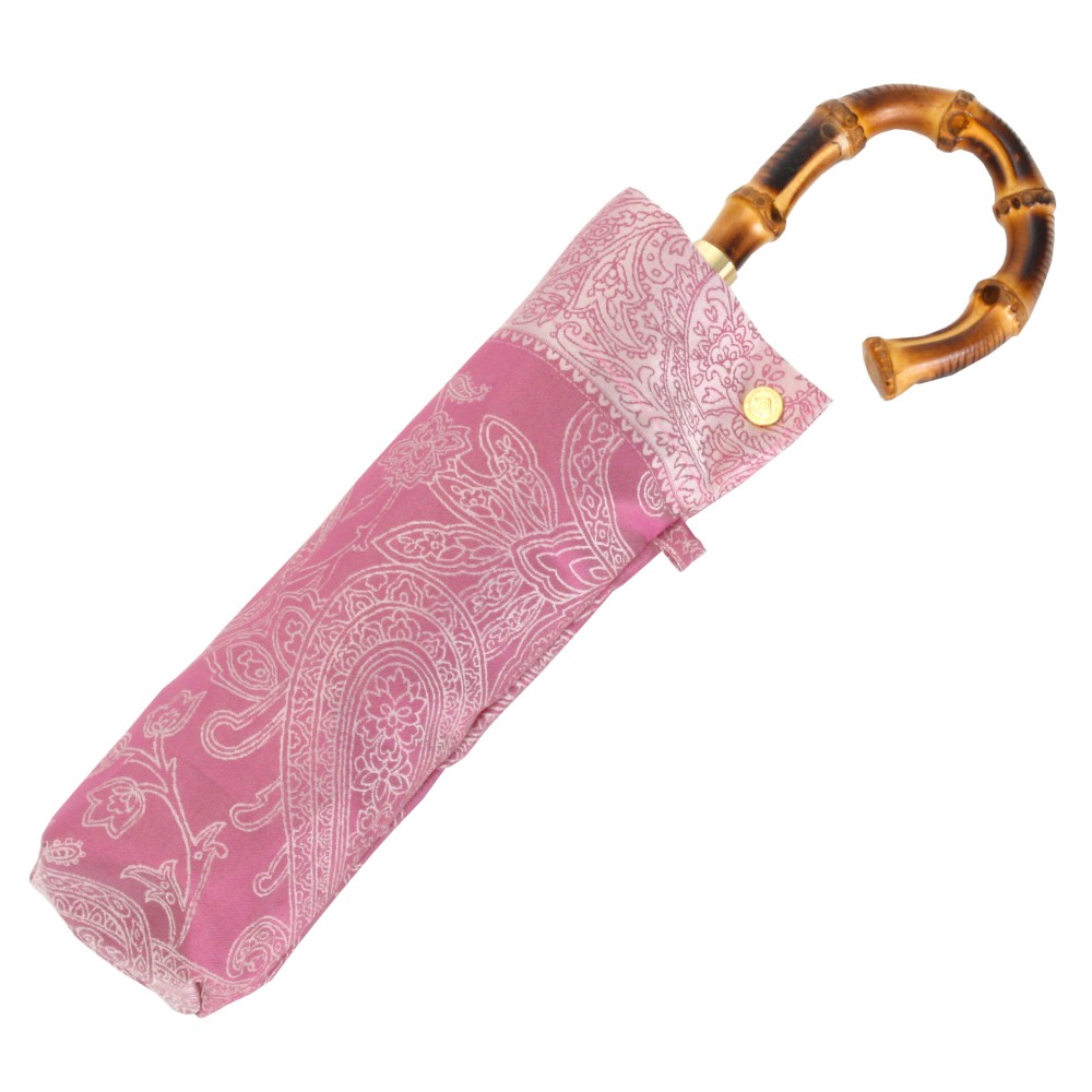 晴雨兼用傘 日傘 折りたたみ傘 レディース 雨傘 日本製  おしゃれ 大人   竹 ﾍﾟｲｽﾞﾘｰ ピンク かわいい