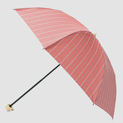 【雨天折疊傘】feel.t 金屬條紋粉色 第5張的照片