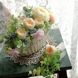 ひろりん✨クレイフラワー❁お正月フラワーアレンジメント特大壁掛け