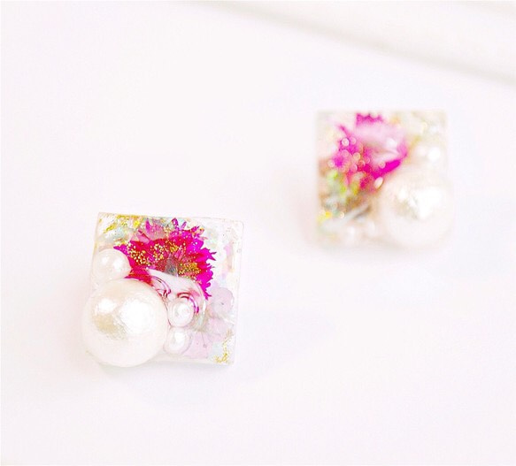 a gift from winter ( pierces ／ earrings) 1枚目の画像