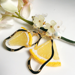 Yurayura檸檬（耳環）假糖 第2張的照片