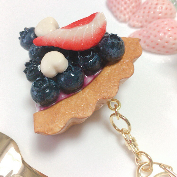 藍莓t鑰匙扣假糖果 第7張的照片