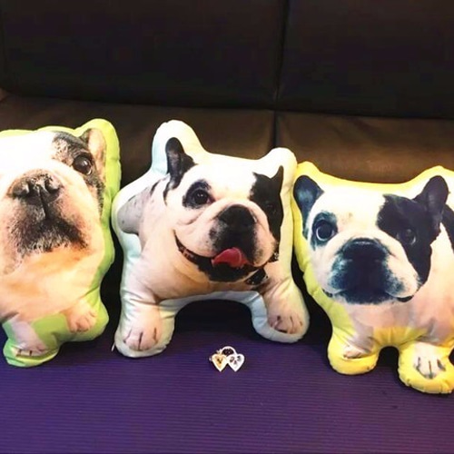 Furchin猫犬プリント両面タイトスカート Furchin猫犬プリント両面タイトスカート