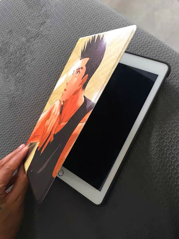 世界に一つだけの手帳型iPadケース（両面違う画像のプリントOK/カメラ