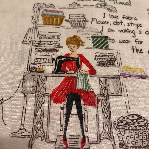 小関鈴子 パリジェンヌ白 生地 キルトスタジオ little kiss 通販