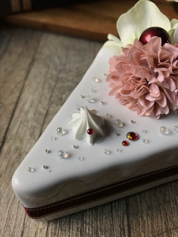 キラキラうっとりお花のショートケーキ S 3枚目の画像