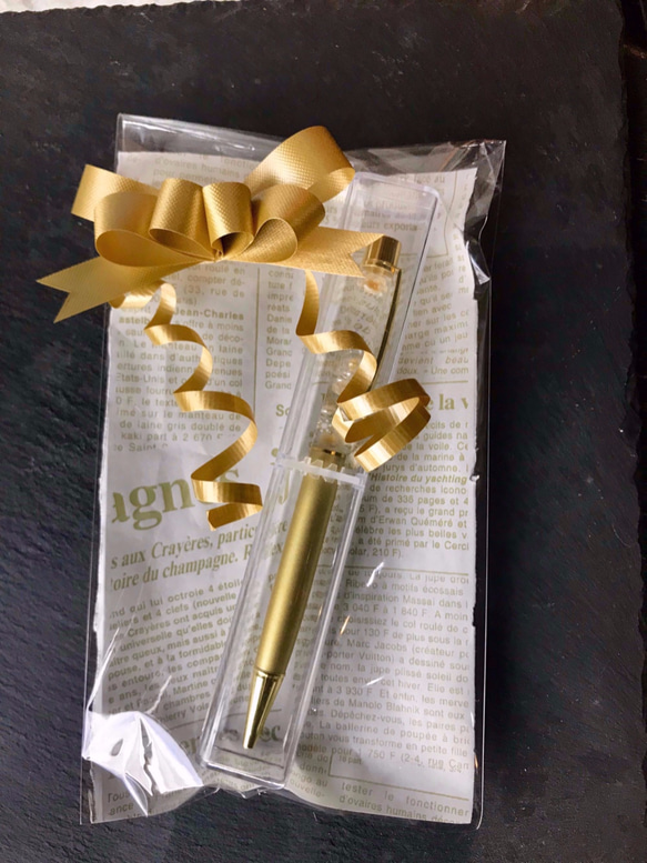 ハーバリウムボールペン 銀河（替芯１本付き） 5枚目の画像