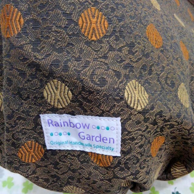 ★再販ラスト1点 期間限定50％OFF　￥23000→￥11500　ドット柄ジャカードのグラニーバッグ　ブラウン