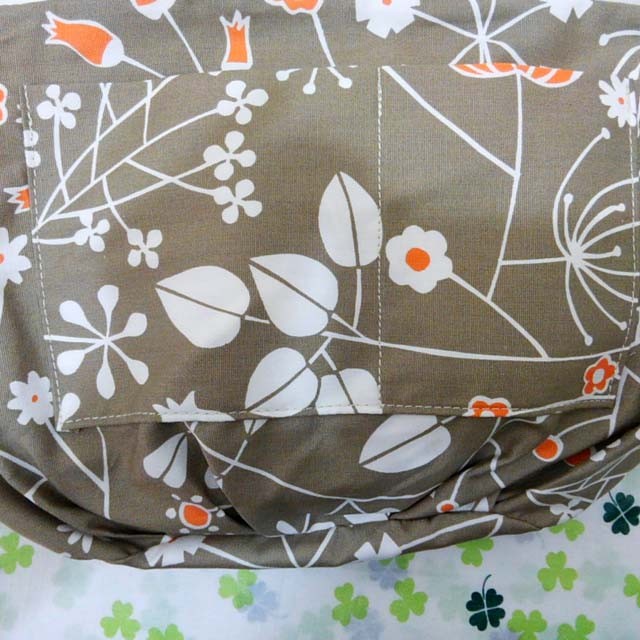 ★再販ラスト1点 期間限定50％OFF　￥23000→￥11500　ドット柄ジャカードのグラニーバッグ　ブラウン