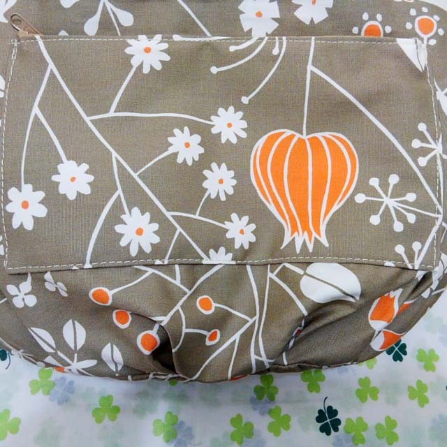 ★再販ラスト1点 期間限定50％OFF　￥23000→￥11500　ドット柄ジャカードのグラニーバッグ　ブラウン