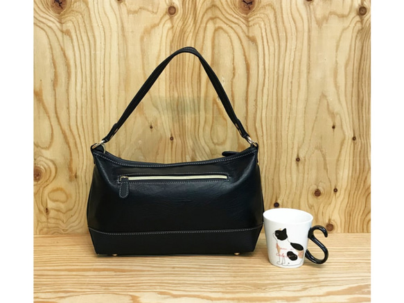 便利でカワイイ♬　washing PU　4way　プチBAG　NAVY 3枚目の画像