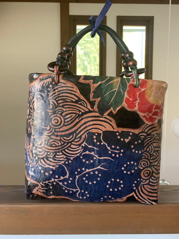 モノトーン一閑張りバック モノトーンミニ一閑張りバック