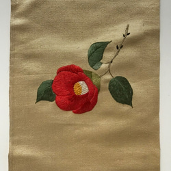 付下げ 一つ紋 地紋 刺繍 絵巻物 鶴 椿 日本画 入学式 NK-1173 0_99cd8a4c60af15906dd0d8c1bf11