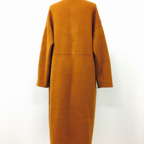 ストール付き ウールガウンコート（キャメル） コート Direct0301 通販