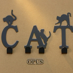 【OPUS Dongqi Metalworking】When the Cat Meets the Letter N フック ブラ 4枚目の画像