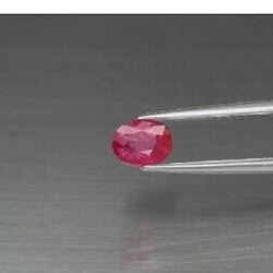 天然石 ルビー ルース 0.64ct 非加熱 タンザニア産　綺麗なレッド・ピンクの色味！ 2枚目の画像