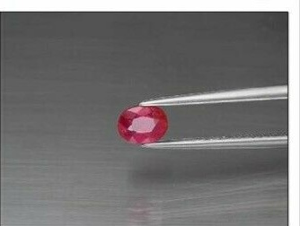 天然石 ルビー ルース 0.64ct 非加熱 タンザニア産　綺麗なレッド・ピンクの色味！ 3枚目の画像