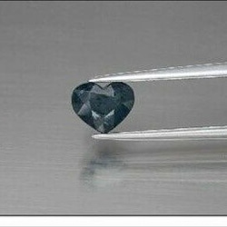 天然石 ブルー トルマリン ルース 1.13ct 非加熱 モザンビーク産　可愛らしいハートカット！ 6枚目の画像