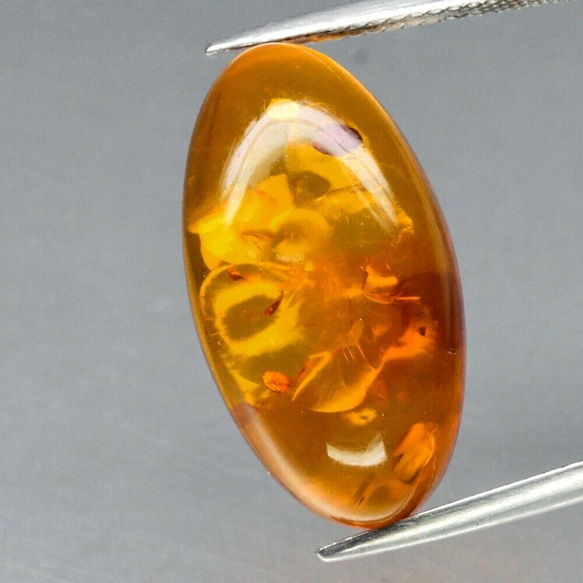 ファッション 大粒5.20ct！天然石 綺麗な ポーランド産 ルース 琥珀 アンバー アクセサリー
