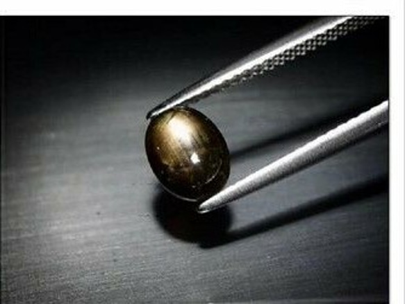 天然石 スター サファイア ルース 1.31ct チャンタブリー産　優しく綺麗な色味！ 4枚目の画像