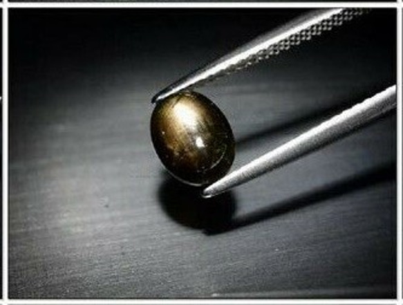 天然石 スター サファイア ルース 1.31ct チャンタブリー産　優しく綺麗な色味！ 6枚目の画像