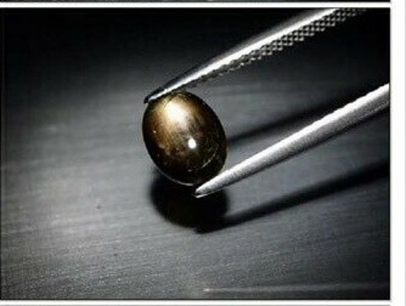 天然石 スター サファイア ルース 1.31ct チャンタブリー産　優しく綺麗な色味！ 7枚目の画像