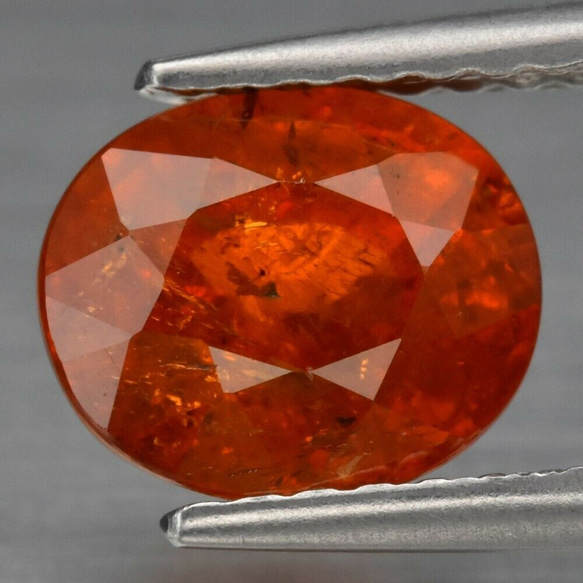 天然石 スペサルティン ガーネット ルース 1.99ct ナンビア／アフリカ産 非加熱　優しく綺麗な色味！ 1枚目の画像