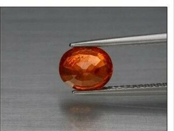 天然石 スペサルティン ガーネット ルース 1.99ct ナンビア／アフリカ産 非加熱　優しく綺麗な色味！ 4枚目の画像