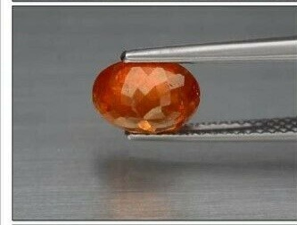 天然石 スペサルティン ガーネット ルース 1.99ct ナンビア／アフリカ産 非加熱　優しく綺麗な色味！② 5枚目の画像