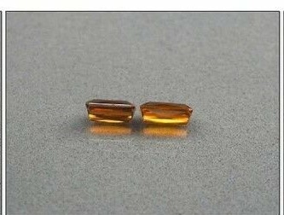 2粒・計1.75ct！ 天然石 オレンジ スペサルティン ガーネット ルース ナンビア／アフリカ産 非加熱 3枚目の画像