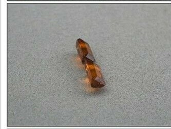 2粒・計1.75ct！ 天然石 オレンジ スペサルティン ガーネット ルース ナンビア／アフリカ産 非加熱 5枚目の画像
