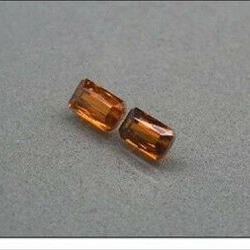 2粒・計1.75ct！ 天然石 オレンジ スペサルティン ガーネット ルース ナンビア／アフリカ産 非加熱 9枚目の画像